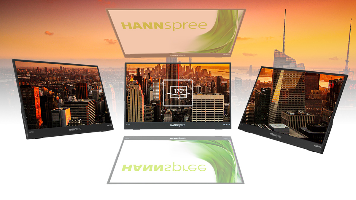 HANNspree HL162CPB features a Full HD panel
