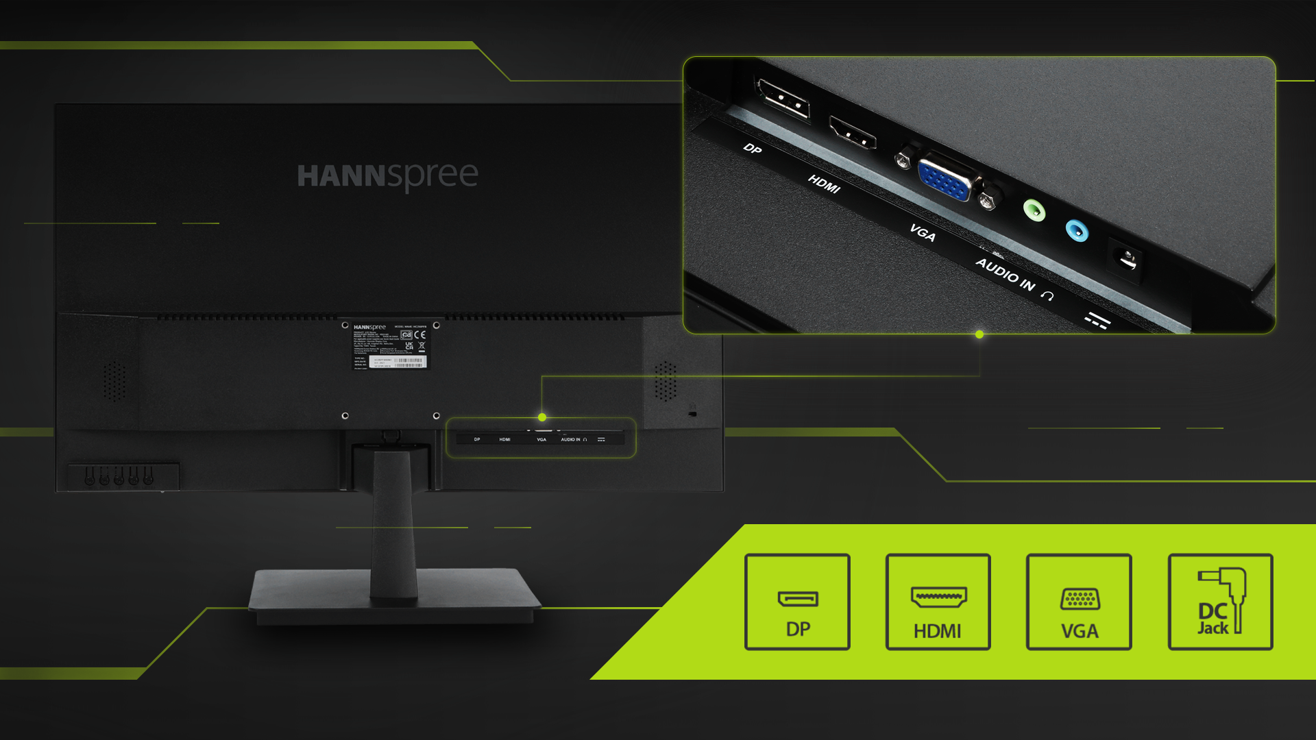 HC250PFB features a comprehensive input interface